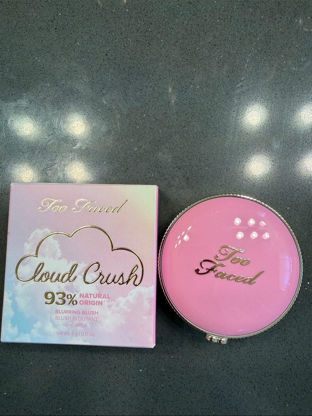 Too Faced Cloud Crush Blurring Blush — Bubblegum Pink Compact